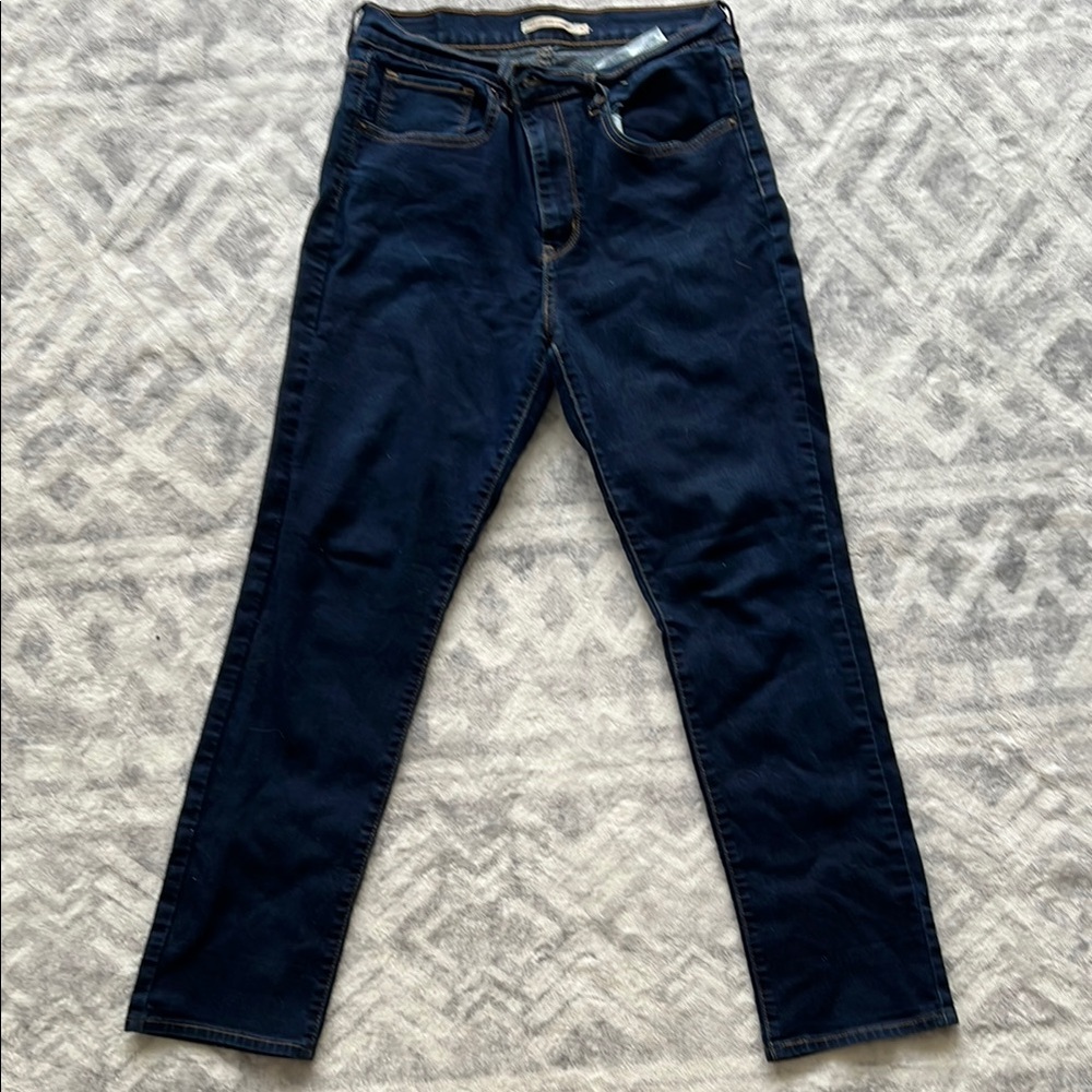 Levi’s high rise straight Women's Dark Blue Jeans